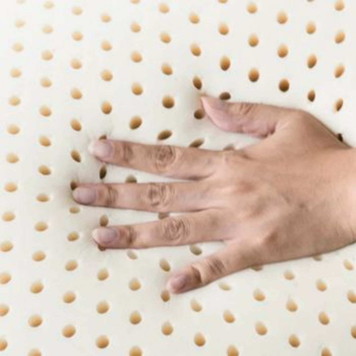 Best latex pillow for side sleepers — pressing into the responsive pin-cored latex surface
